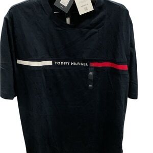 Tommy Hilfiger Men's Black T-Shirt 4XLT